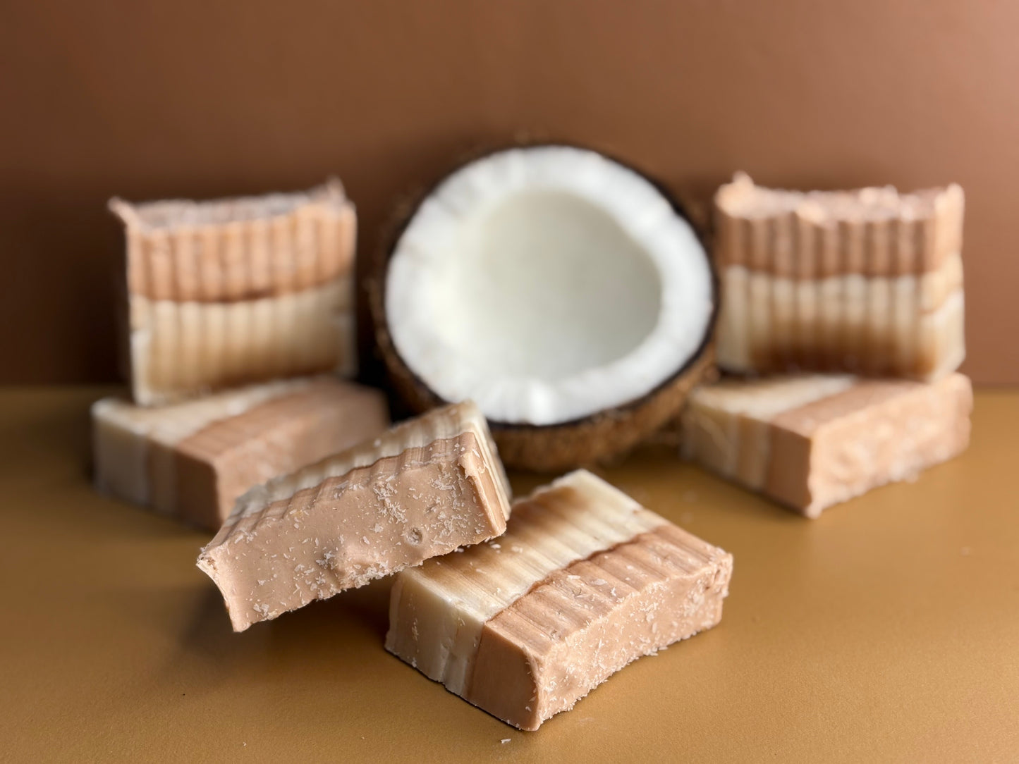 Coconut milk handmade soap