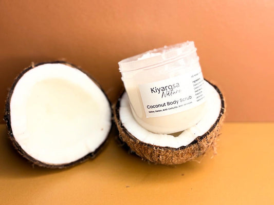 Coconut milk body scrub