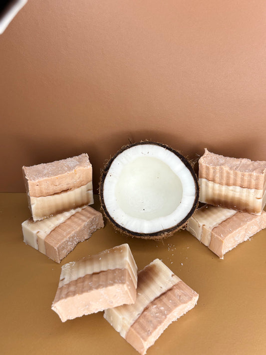 Coconut milk handmade soap