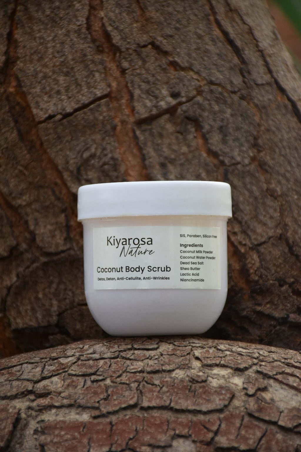 Coconut milk body scrub