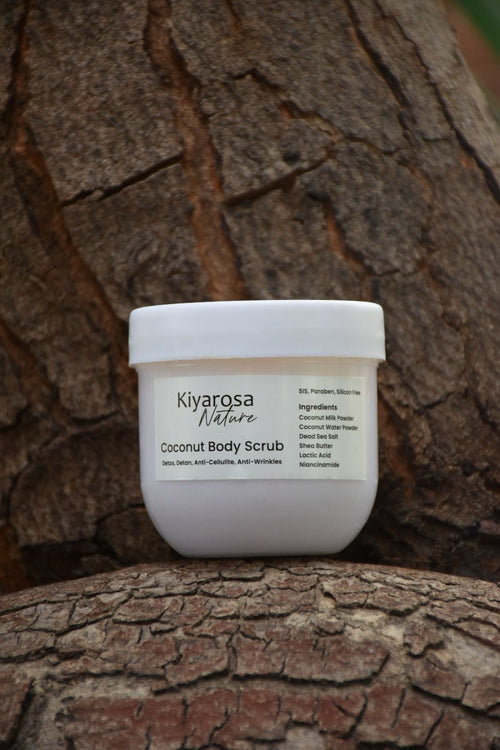 Coconut milk body scrub