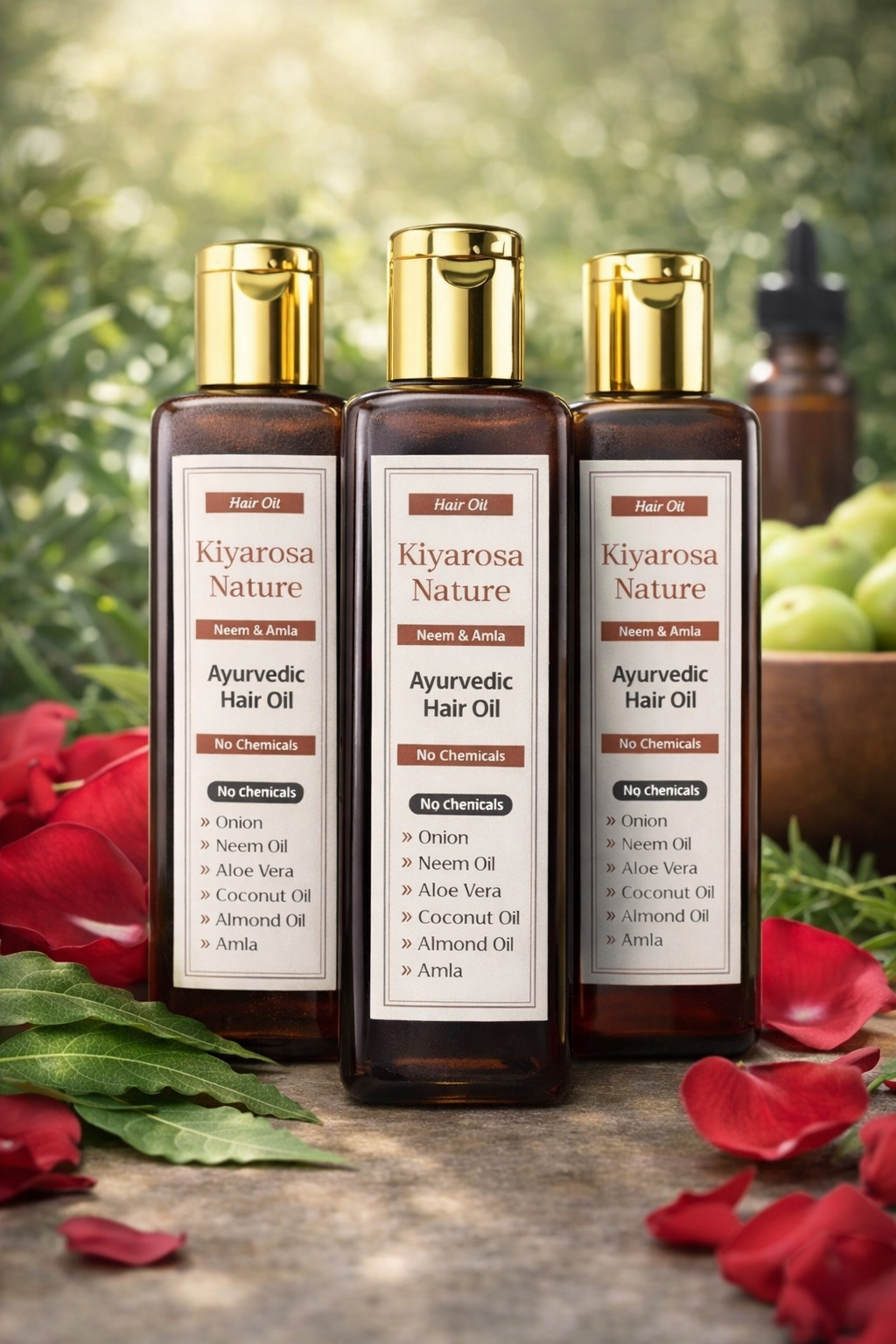 Ayurvedic hair oil for hair fall control