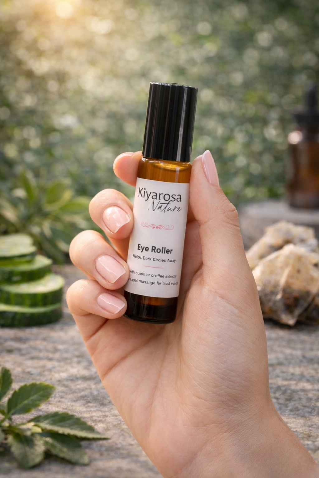 Coffee argan eye roller