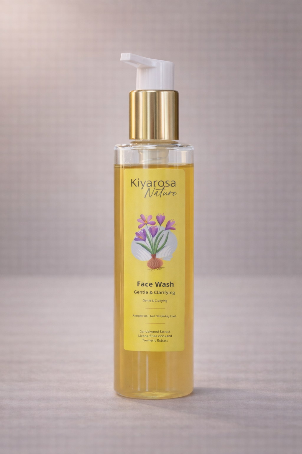 Honey saffron face wash