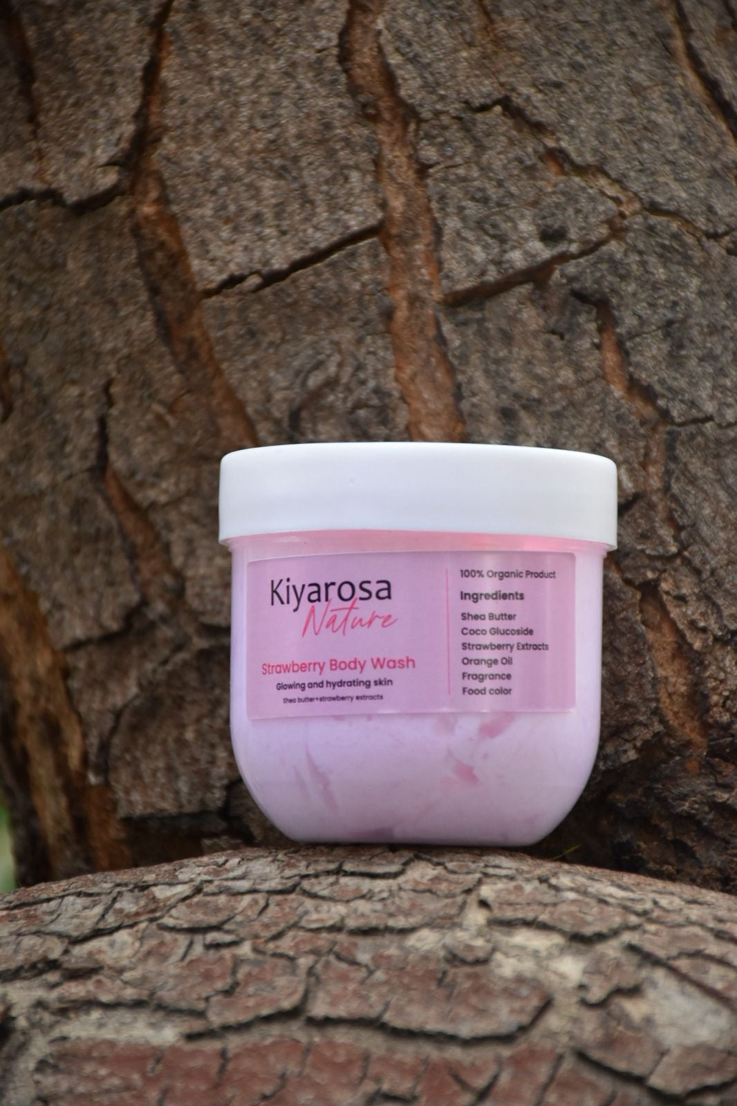 Strawberry cream body wash