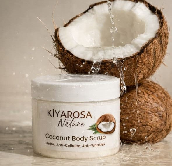 Coconut milk body scrub